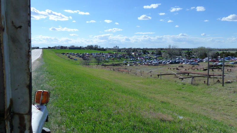 Illustration for article titled Help Us Spot the Incredible Cars in This Kansas Junkyard